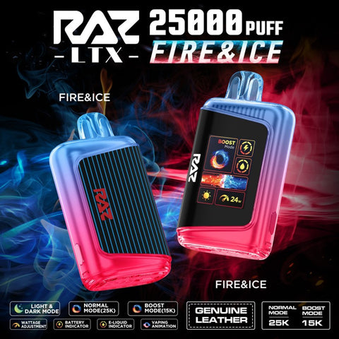 RAZ LTX 5% NIC 25,000 PUFFS DISPOSABLE VAPE