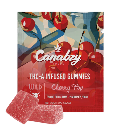 Canabzy THC-A Infused Gummies 500mg 2ct