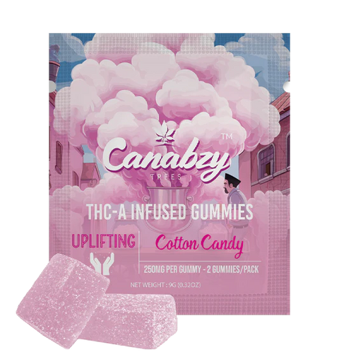 Canabzy THC-A Infused Gummies 500mg 2ct