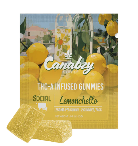 Canabzy THC-A Infused Gummies 500mg 2ct