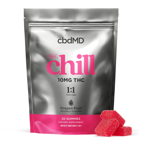 cbdMD Max Chill Delta 9 THC Chill Gummies