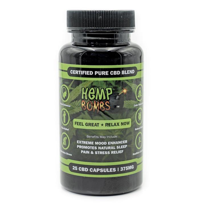 25CTCAPSULES HEMP BOMB CAPSULES 25CT CBD CAPSULES - Image 1