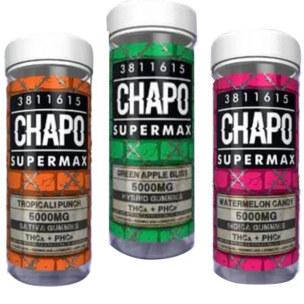CHAPOGUMMIES Chapo by Extrax Supermax 5000mg Gummies - 25CT - Image 1