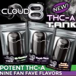 CLOUD 8 THCA TANK DD 3ML DISPOSABLE VAPE