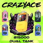 CRAZY ACE B15000 DUAL TANKS 15000 PUFFS $9.95