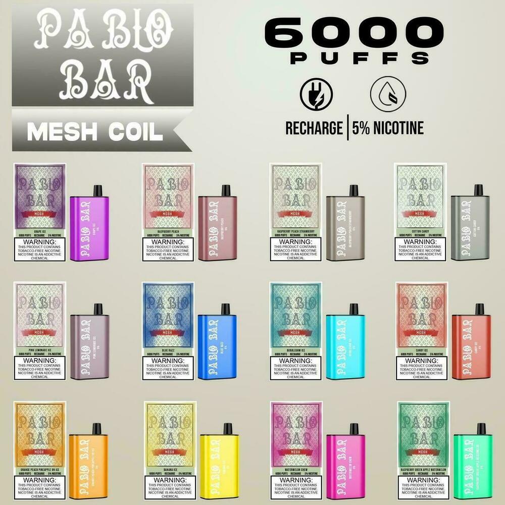 ESCOBAR6000PUFFS PABLO BAR 6000 PUFFS - Image 1