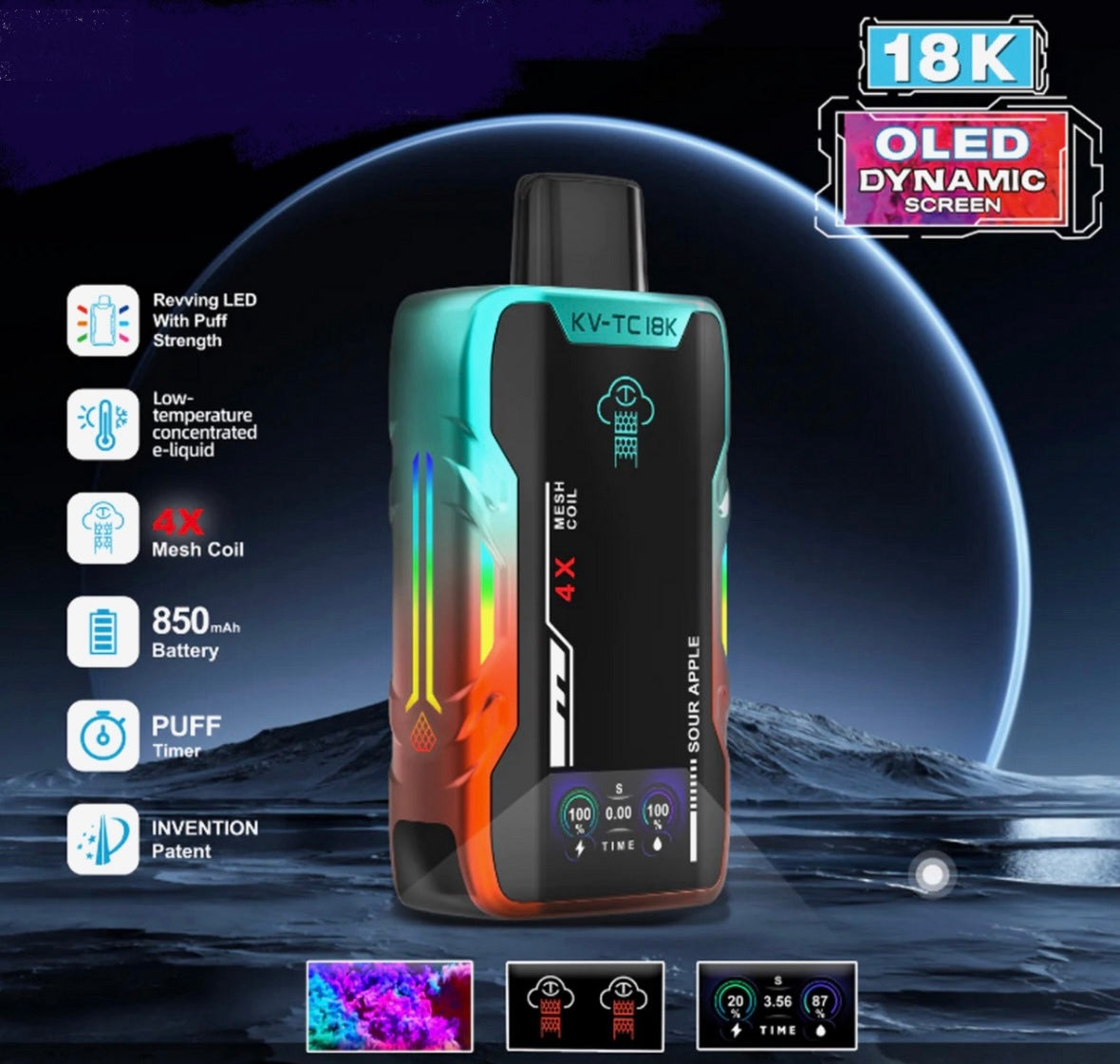 IMG_2313 Kangvape KV-TC18K Disposable Vape 18000 PUFFS $17.95 - Image 1