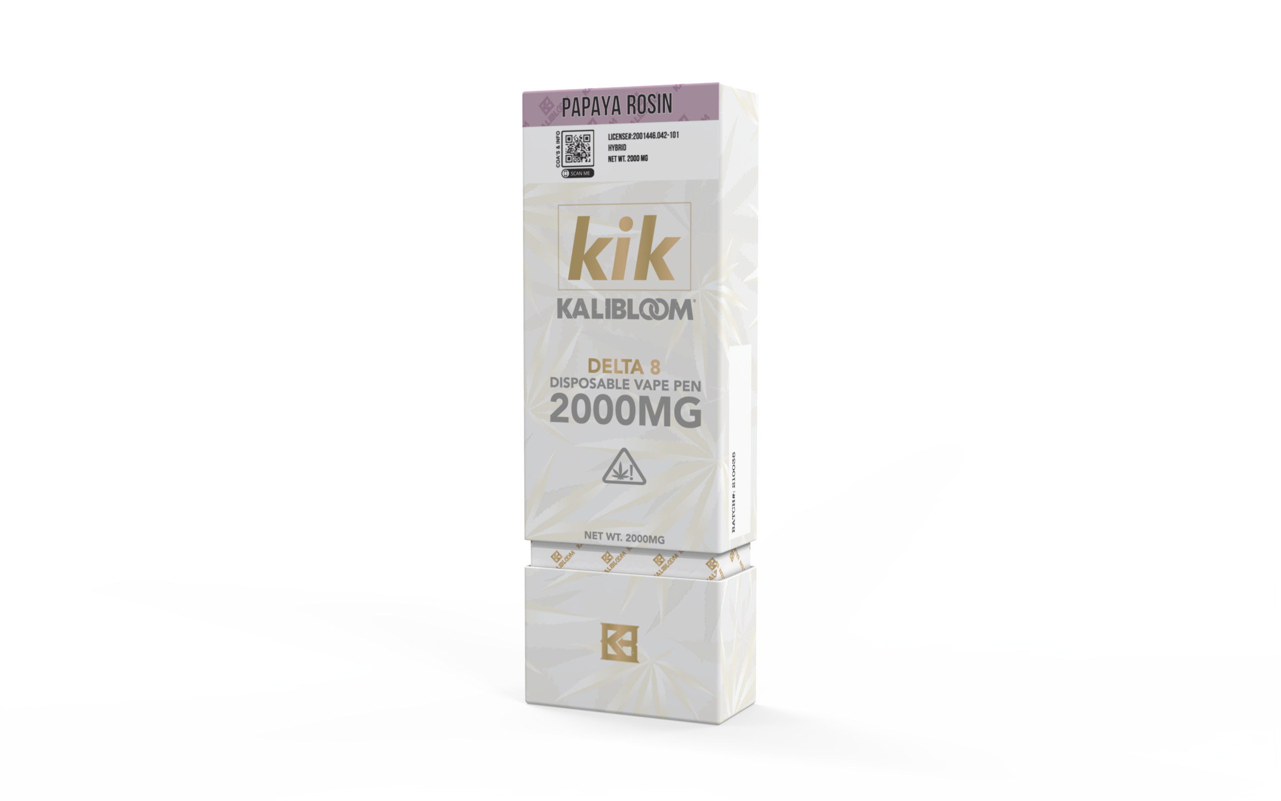 PAPAYA_ROSIN KALIBLOOM KIK 2G Delta-8 Disposable Vape - Image 1