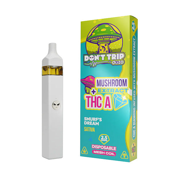 SMURFSDREAM Dozo Mushroom Extract + THC-A Disposable 2.5g - Image 1