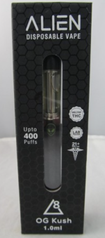 ALIEN DELTA 8 DISPOSABLE DEVICE 1ML UPTO 400PUFFS - Image 3