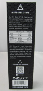ALIEN DELTA 8 DISPOSABLE DEVICE 1ML UPTO 400PUFFS - Image 2