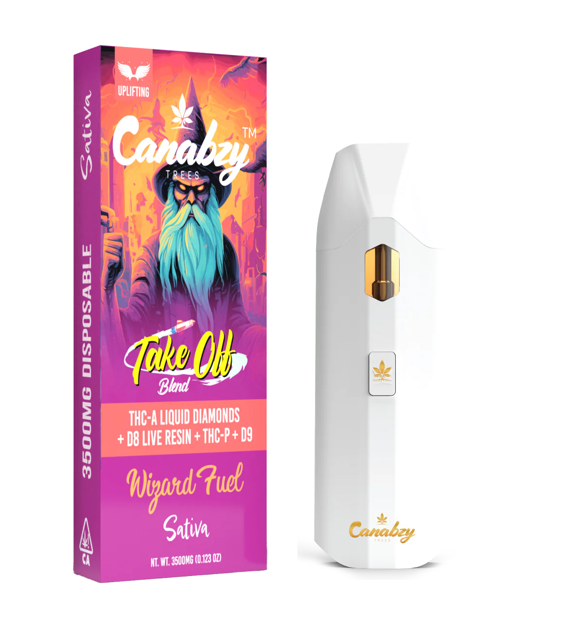 WIZARDFUEL Canabzy Dispoable - Take Off Blend 3.5GM - Image 1