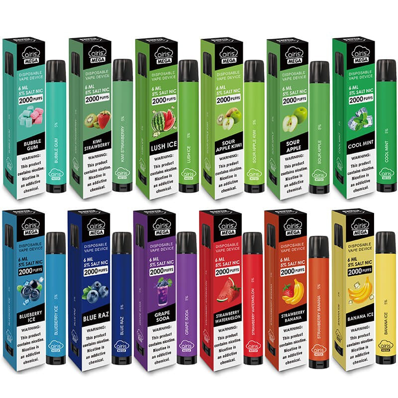 AIRIS MEGA 2000 PUFFS DISPOSABLE VAPE - Image 2