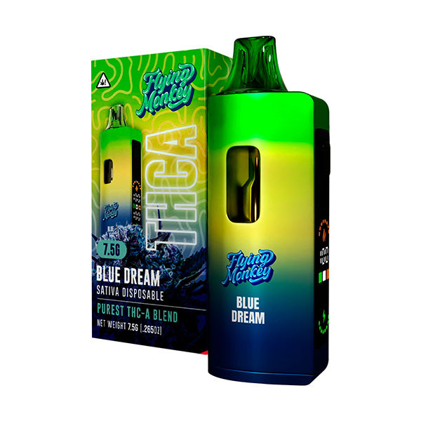 flying-monkey-thca-7.5g-disposable-blue-dream Flying Monkey Purest THCA Blend Disposable | 7.5g - Image 1