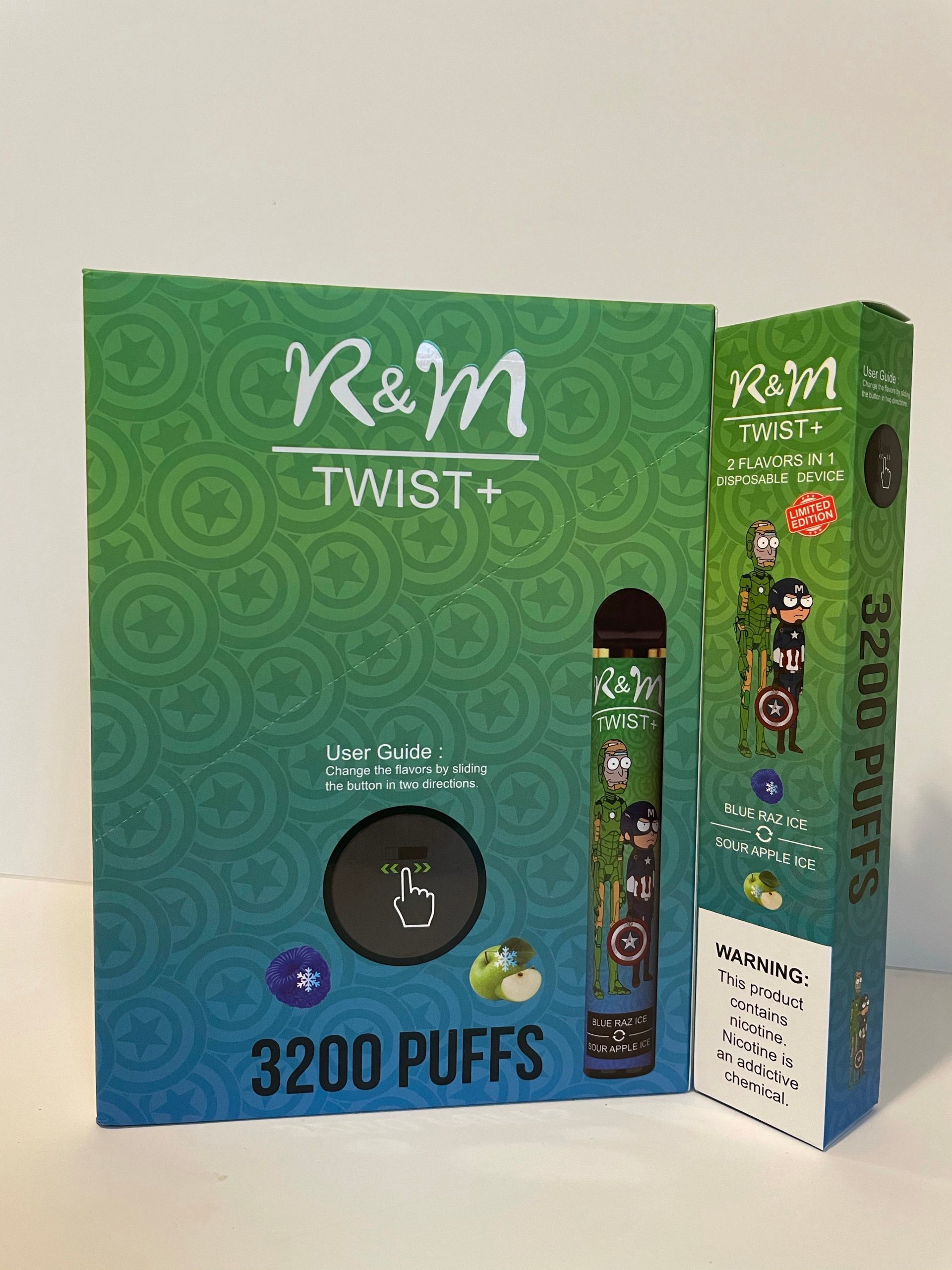 image_0e85db03-7383-446d-a8e6-fc575240a1fa R&M TWIST PLUS 2 IN 1 3200 PUFFS - NO RETURNS NO REPLACEMENTS - Image 1